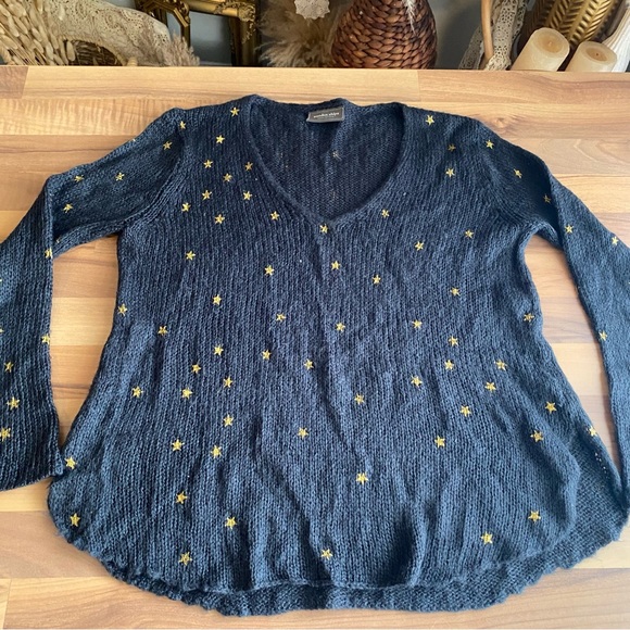 Wooden Ships Navy Blue gold mini stars sweater - Picture 9 of 9